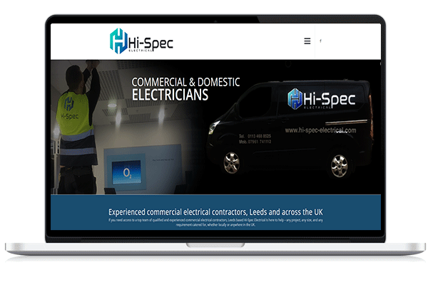 Web Design for Commercial Electrician